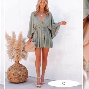 Vici olive dress
